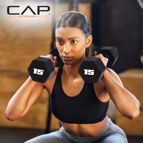CAP Barbell Neoprene Dumbbell Hand Weights - Pair | Multiple Options - Image 6