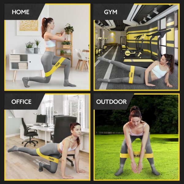 Fabric Resistance Bands for Working Out - Booty Bands for Women and Men - Exercise Bands Resistance Bands Set - Workout Bands Resistance Bands for Legs - Fitness Bands - Image 5