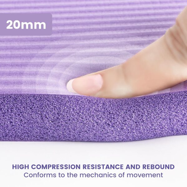 Yoga Knee Pad Cushion, Thick Yoga Mat - Image 3