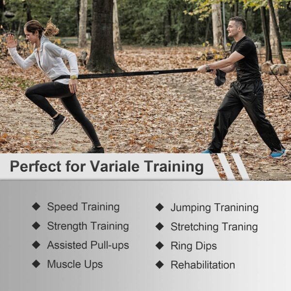 Long Resistance Bands, WeluvFit Workout Bands Resistance for Women and Men, Fitness Loop Booty Stretch Exercise Bands for Full Body Workout & Weight Training, Pull Up Assistance Bands for Home Gym - Image 5