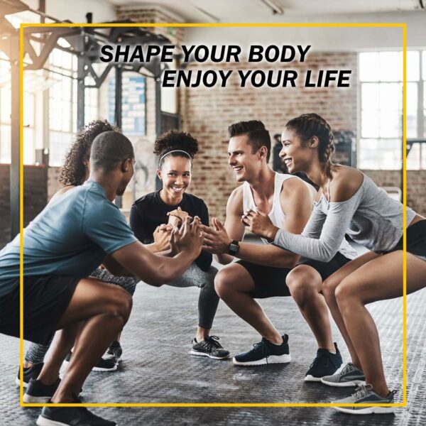Resistance Bands for Working Out, Pull Up Bands for Men Women, Thick Heavy Resistance Band Set with Door Anchor, Elastic Exercise Bands for Body Stretching, Physical Therapy, Home Workouts - Image 9