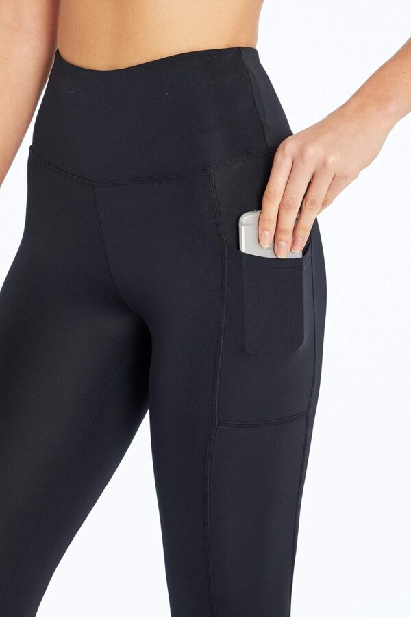 Bally Total Fitness Women's High Rise Side Pocket Ankle Legging - Image 3