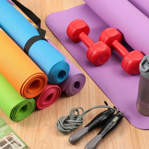 Nuanchu 20 Pcs Yoga Mats Bulk for Kids 60 x 24 x 0.12 Inch Children Yoga Mats with 20 Pcs Carrying Straps Kid Exercise Mat Non Slip Soft Fitness Mats for Kids Toddler Yoga Class Gym Home Workout - Image 3