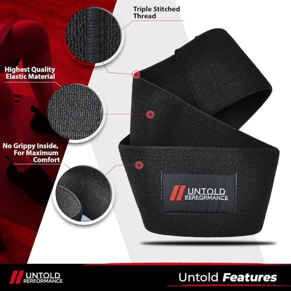 Heavy Resistance Bands - Hip Bands for Working Out, Premium Exercise Bands Resistance, Durable Resistance Bands for Strength, Flexibility & Glute Workouts - Image 2