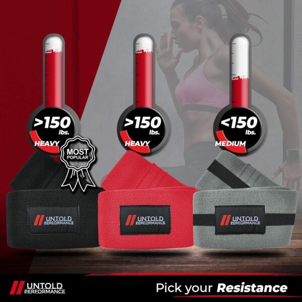 Heavy Resistance Bands - Hip Bands for Working Out, Premium Exercise Bands Resistance, Durable Resistance Bands for Strength, Flexibility & Glute Workouts - Image 6