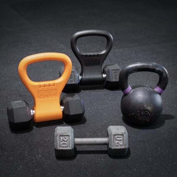 KETTLE GRYP - The Original - As Seen on SHARK TANK! Converts Your Dumbbells Into Kettlebells - Made in the USA - Dumbbell Grip Handle - Image 8