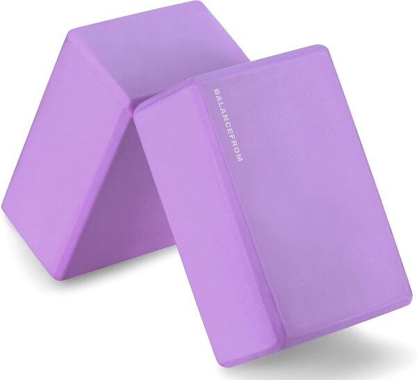 All Purpose 1/2-Inch Extra Thick High Density Anti-Tear Exercise Yoga Mat with Carrying Strap with Optional Yoga Blocks, Multiple Colors - Image 5