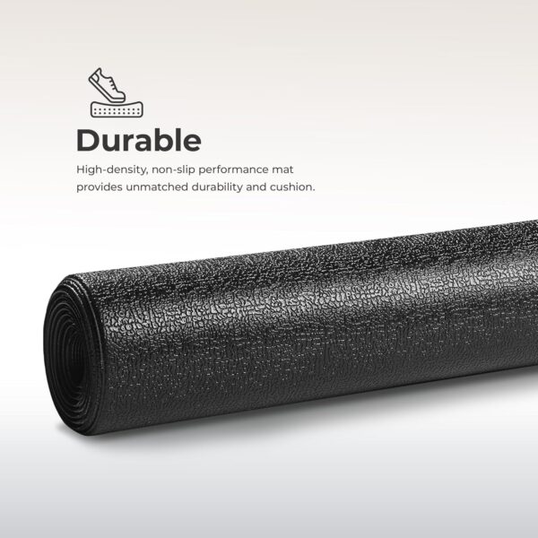 Sunny Health & Fitness Non-Slip Home Gym Mat – Workout Floor Protection Foam Pad for Treadmill, Bike, Elliptical, Yoga and Exercise Equipment – Available in Multiple Size Options - Image 6