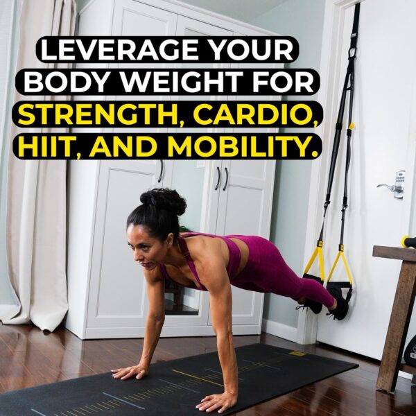 TRX All-in-One Suspension Training System for Weight Training, Cardio, Cross-Training & Resistance Training, Full-Body Workouts for Home, Travel, and Outdoors, Includes Indoor & Outdoor Anchor System - Image 3