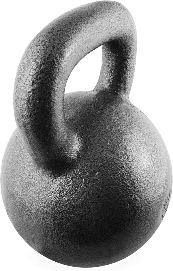 WF Athletic Supply Hammerstone Painted Cast Iron Kettlebells, Home & Gym Equipment, Great for Strength Training, Full Body Workout & Crossfit Training, Color & Size Options Available in 10-80 Pounds - Image 4