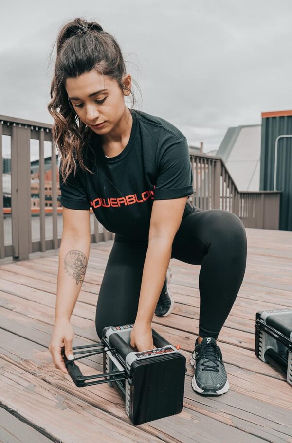 PowerBlock Elite EXP Adjustable Dumbbells, Sold in Pairs, Stage 1, 5-50 lb. Dumbbells, Durable Steel Build, Innovative Workout Equipment, All-in-One Dumbbells, Expandable with Expansion Kits - Image 6