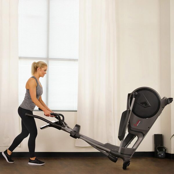 Sunny Health & Fitness Programmable 16 Electro-Magnetic Elliptical Cross Trainer Exercise Machine, Full-Body Cardio Equipment w/ 24 Pre-Built Workouts, 330LB Capacity,Optional Free SunnyFit App Link - Image 9