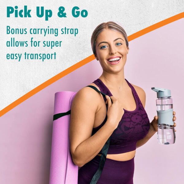 Maximo Fitness Yoga Mat - Multipurpose Exercise Mat for Men, Women and Kids, Ideal Non Slip Workout Mats for Yoga, Pilates, Gym Exercise with Carrying Strap - Image 8