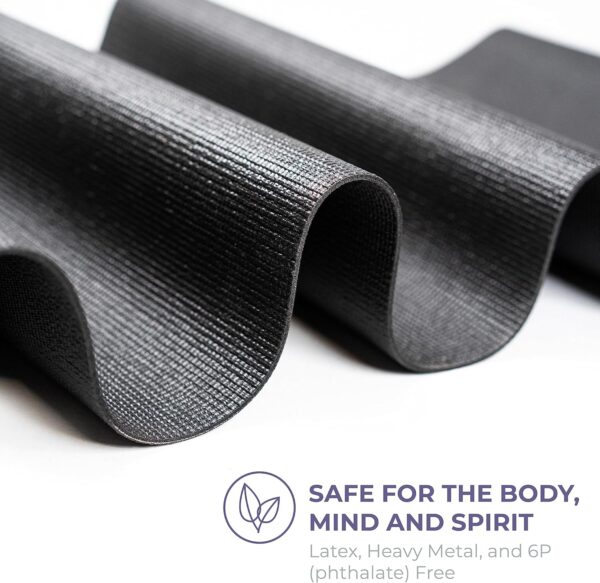 Sunshine Yoga Voyage Yoga Mat, 6 Pack, 72" x 24" Professional Studio and Gym Bulk Yoga Mats, 5mm Thick, Durable, Anti-Tear, Non Slip Fitness and Exercise Mats - Image 2