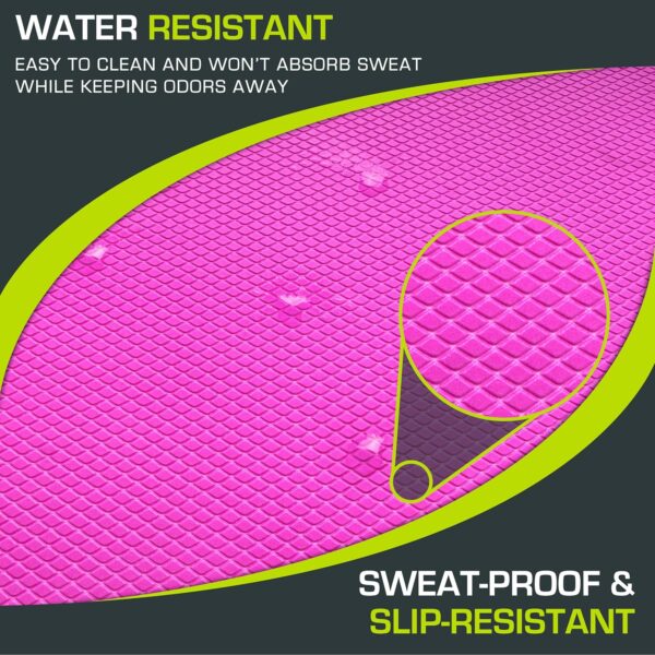 ProsourceFit Exercise Balance Pad – Non-Slip Cushioned Foam Mat & Knee Pad for Fitness and Stability Training, Yoga, Physical Therapy 15.5”x12.75” - Image 4