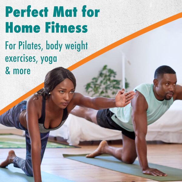 Maximo Fitness Yoga Mat - Multipurpose Exercise Mat for Men, Women and Kids, Ideal Non Slip Workout Mats for Yoga, Pilates, Gym Exercise with Carrying Strap - Image 7