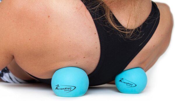 Therapy Massage Ball - Instant Muscle Pain Relief. Proven Effective for Myofascial Release, Deep Tissue Pressure, Yoga & Trigger Point Treatments. Set - 2 Extra Firm Balls W/Mesh Bag. - Image 3