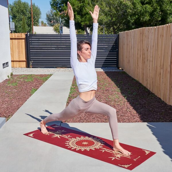 ProsourceFit Yoga Mats 3/16” (5mm) Thick for Comfort & Stability with Exclusive Printed Designs - Image 6