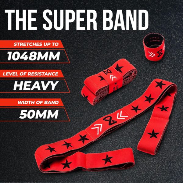 Two8 Bandz Multi Loop Bands - Athletic Training Bands, Sports Performance Equipment Strength Conditioning Bands, Speed & Agility Bands - Resistance Bands for Strength Training Legs, Knee, Hip & Back - Image 3