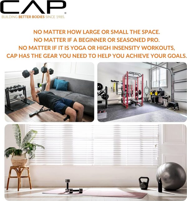 CAP Barbell Dumbbell Set with Rack | Multiple Options in 150lbs and 210lbs - Image 6