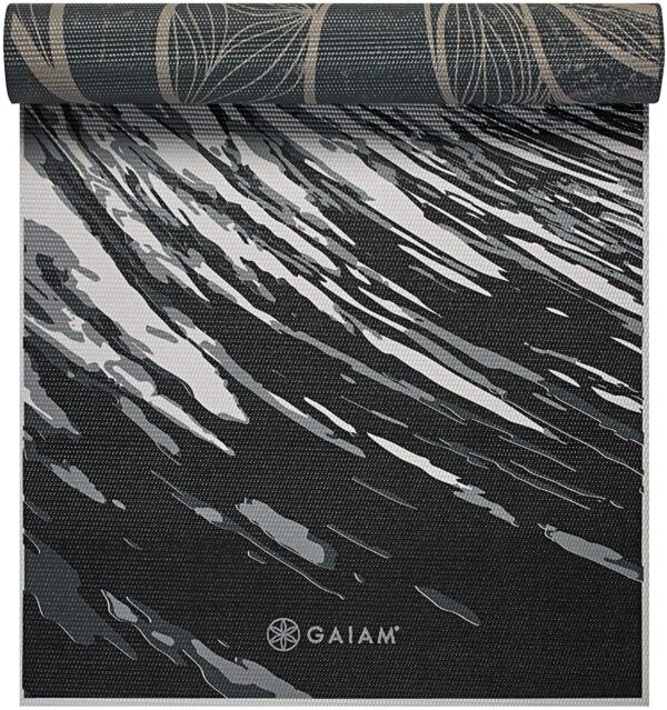 Gaiam Yoga Mat - Premium 6mm Print Reversible Extra Thick Non Slip Exercise & Fitness Mat for All Types of Yoga, Pilates & Floor Workouts (68" x 24" x 6mm Thick) - Image 5