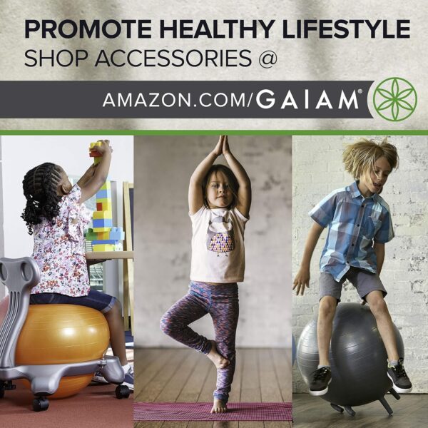 Gaiam Kids Yoga Mat Exercise Mat, Yoga for Kids with Fun Prints - Playtime for Babies, Active & Calm Toddlers and Young Children (60" L x 24" W x 3mm Thick) - Image 5