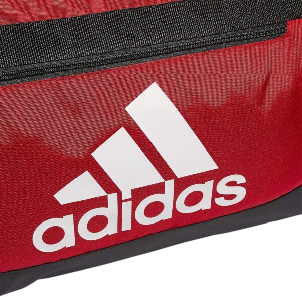 adidas Defender 4.0 Duffel, Durable Athletic Sports Gym Travel Bag for Men and Women, Team Power Red, Large (110 L) - Image 9