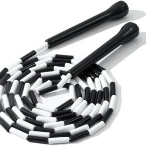Experience Smooth and Adjustable Jumping with the IDOU Beaded Jump Rope - Unbreakable Handles, Tangle-Free Rotation, and Customizable Length. The Ultimate Fitness Companion!