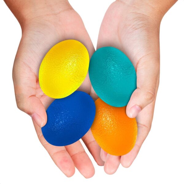 4 Pcs Squeeze Balls for Hand Therapy - Hand Exercise Balls for Arthritis Hand Stress Balls for Physical Therapy - Therapy Balls for Hand Strength