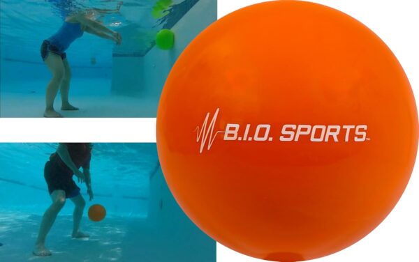 BIO Sports Water Resistance Ball for Low Impact Full Body Pool Workout - Alternative for Foam Dumbbells