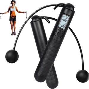 Cordless Gravity Jump Rope, Skipping Weighted Jump Rope With Counter, Adjustable Ropeless Jump Ropes Calorie Counter For Fitness, Home, Indoor Outdoor Exercise, Workout, Gym