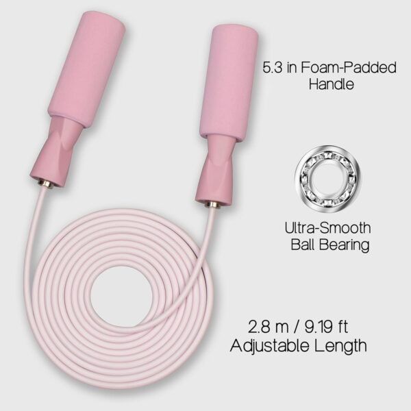 Jump Rope for Fitness Adjustable Rope for Men, Women, and Kids Ideal for Cardio and Training Workouts - Image 2