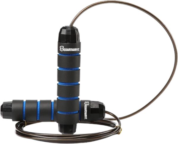 Jump Rope for Fitness and Exercise, Adjustable Length, Ball Bearing Swivel, Cardio Workouts and Weight Loss for Women, Men and Kids.