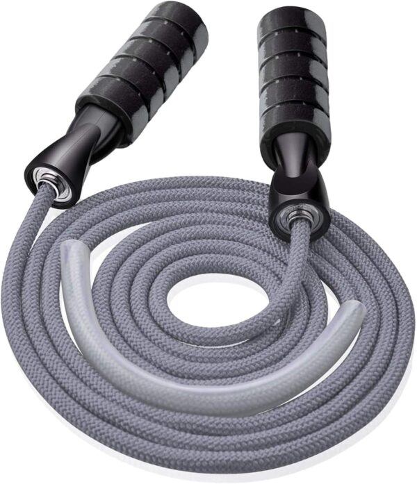 Jump rope, Professional Weighted Jump rope workout, Adjustable Tangle-Free with Ball Bearings Exerciser Jump ropes for Cardio, Endurance Training, Fitness Workouts, Jumping Exercise