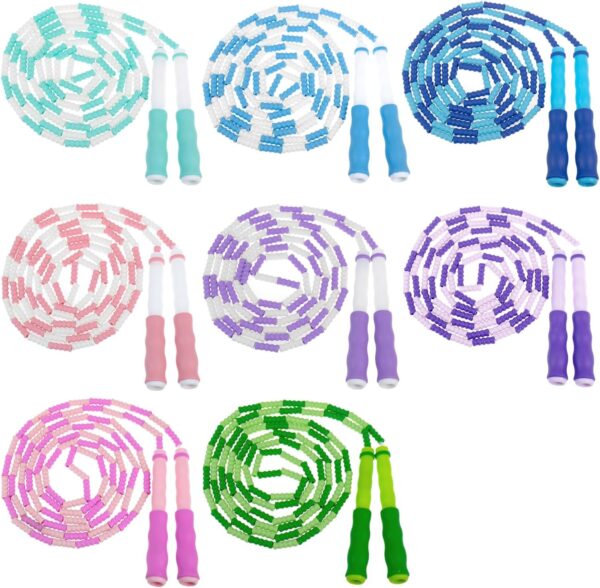 8 pack Jump Rope Skipping Rope for Rope Skipping, Speed Jump Rope for Exercise