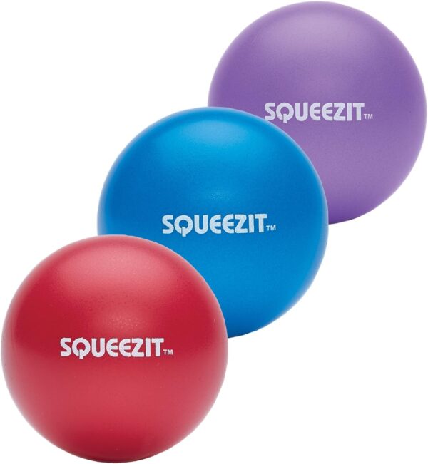 Unique Sports Tennis Elbow Therapy Squeeze-It Balls - 3 Resistance Levels Red - Image 2