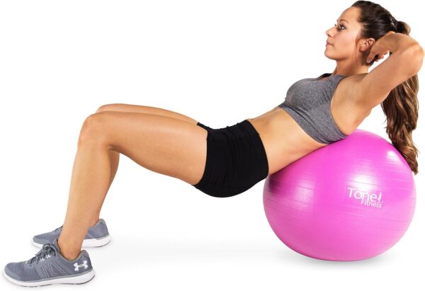 Tone Fitness Stability Ball/Exercise Ball | Exercise Equipment - Image 2