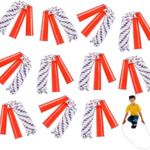 ArtCreativity 84 Inch Nylon Ropes for Kids - Pack of 12 - Durable Jump Ropes with Plastic Handles - Healthy Indoor and Outdoor Skipping Activity, Party Favors, Gifts for Boys and Girls