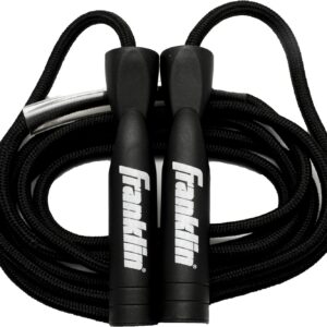 Franklin Sports Work Out Jump Rope - 8' - Skipping Rope - Super Light Weight (feather light) - Ergonomic Comfort Grip - For Kids & Adults