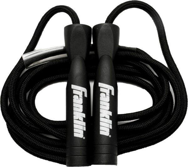Franklin Sports Work Out Jump Rope - 8' - Skipping Rope - Super Light Weight (feather light) - Ergonomic Comfort Grip - For Kids & Adults