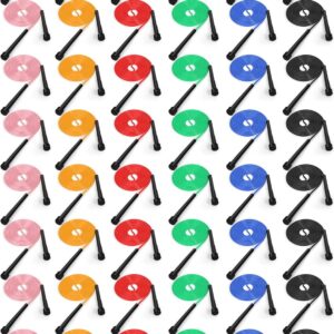 Lenwen 48 Pack Colorful Jump Rope Bulk Adjustable PVC Jump Rope 9.2 ft Versatile Skipping Rope Plastic Speed Jump Rope for Kids Cardio Fitness Adults Men Women Exercise Outdoor