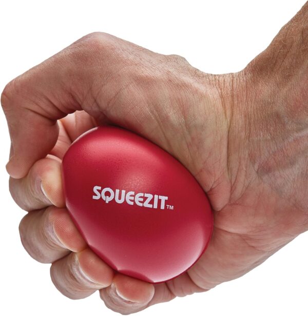 Unique Sports Tennis Elbow Therapy Squeeze-It Balls - 3 Resistance Levels Red - Image 3